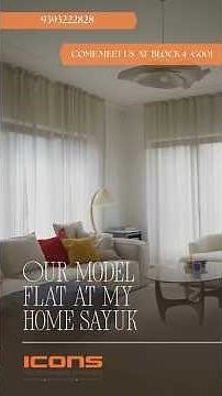 Luxury Model Flat Interior at My Home Sayuk | Designed by ICONS Intex Interiors