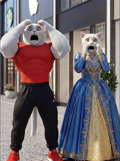 Skinny Cats Discover Magical Lamps