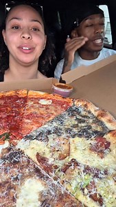 Trying the most viral pizza in Miami! Miami Slice $77 for 6 slices of pizza, worth the price? #miami #miamibeach #miamifood #pizza #miamislice #pizzatime #trufflepizza #truffleseason #margaritapizza #leeks #pestosauce #vodkasauce #foodie #foodreview #foodcritic #tastetest #review #eating #mukbang #explorepage | Jas Kam Eats