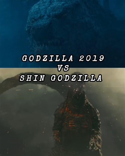 Godzilla 2019 vs Shin Godzilla #godzilla #edit #edits #battle
