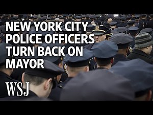 Police Turn Backs on Mayor at Officer Funeral | WSJ
