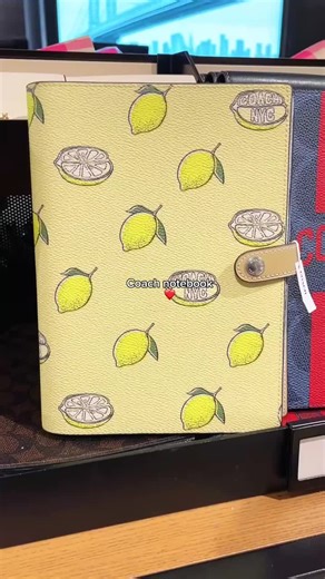 Coach notebooks available now #coachetta #coach #coachnotebook