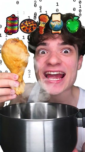 Desafío de comida real o artificial! 🤖🍏 (ASMR de comida satisfactoria con IA)