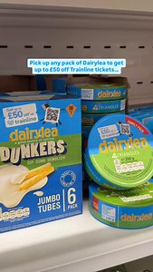 🚆🧀 From the snack aisle to the railway aisle — Dairylea x Trainline is back! Pick up any pack of Dairylea and get up to £50 off your next Trainline tickets… then hop aboard for a journey full of fun with the kids! We’ve also got 5 easy (and tasty!) ways to keep your little adventurers happily seated, making the journey just as joyful as the destination. 💚 Grab a pack and start your adventure today 🙌 For T&Cs, please visit https://discoverydays.dairylea.co.uk/ #Dairylea #Trainline #FamilyDays
