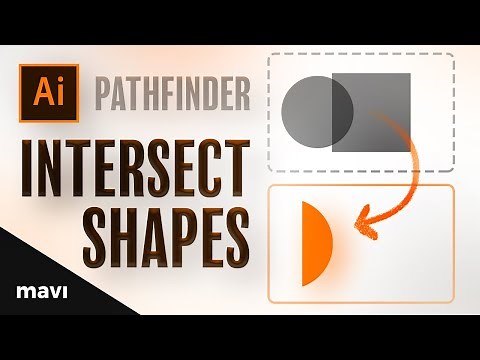 How To INTERSECT SHAPES In Adobe Illustrator [Super Quick Tutorial #9]