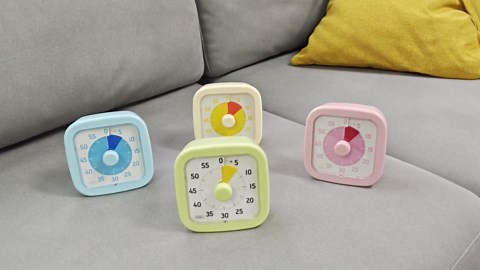 Visual Timer for Kids Timer Home - 60 Minute Kids Visual Timer for Classroom Home Office, Countdown Clock for Teaching Work Meeting, Pomodoro Timer for Time Management (Sky Blue)