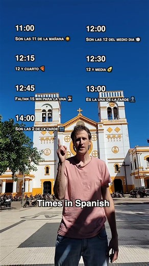 Telling Time in Spanish