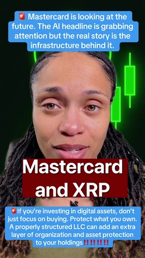 🚨 Mastercard is looking at the future. The AI headline is grabbing attention but the real story is the infrastructure behind it. #xrp #invest #crypto #finance #mastercard