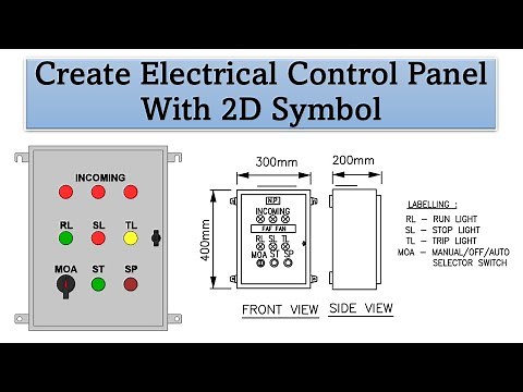 Create Electrical Control Panel Revit Family including 2D Symbol