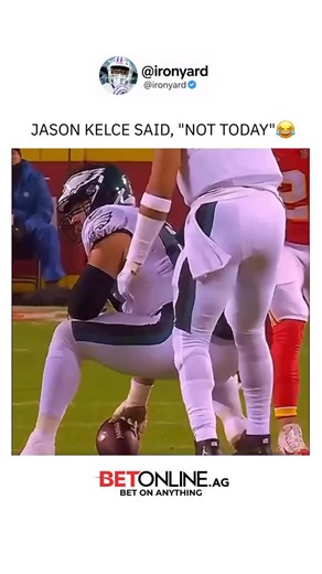 Iron Yard | Philadelphia Eagles center Jason Kelce and quarterback Jalen Hurts during a game against the Kansas City Chiefs. As the team lines up at... | Instagram