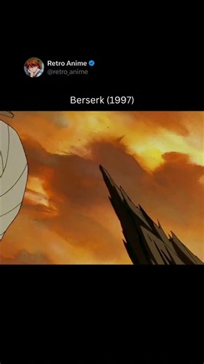 Retro Anime on Instagram: "Berserk (1997) — Anime: Berserk Aired: 1997–1998 Genre: Dark Fantasy, Action, Drama Creator: Kentaro Miura Studio: OLM Set in a brutal medieval world, Berserk follows Guts, a lone mercenary wielding a massive sword, whose fate becomes intertwined with the charismatic Griffith and the Band of the Hawk. Renowned for its tragic storytelling and raw atmosphere, the series explores ambition, fate, betrayal, and the heavy cost of chasing dreams in a merciless world. #anime #