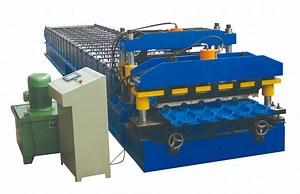 Glazed Tile Roof Sheet Rolling Machine