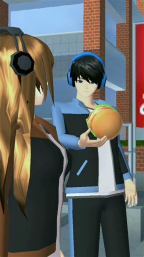 Geimison dan Anne makan iya 😭🤣 #sakuraschoolsimulator #nailachan