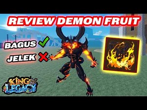 GREAT!!! DEMON FRUIT REVIEW IN KING'S LEGACY UPDATE 10!!!