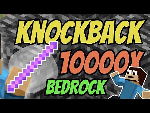 How To Get A Knockback 1,000 Stick In Minecraft Bedrock Tutorial!