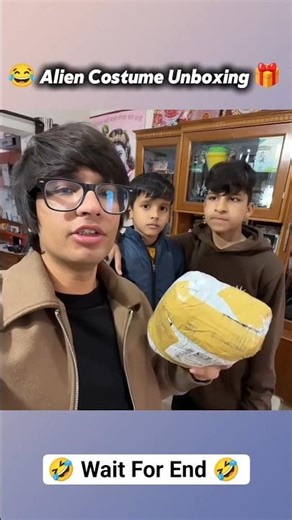 Alien Costume Unboxing 🎁😂 Sourav Joshi Vlogs #souravjoshivlogs