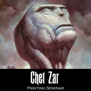 Painting seminar with painter and special effects make-up artist Chet Zar and Public Painting Demonstration