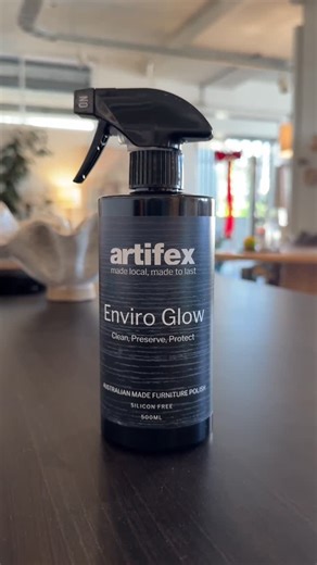 Artifex Interiors on Instagram: "Introducing Enviro Glow, our new furniture polish, created by furniture makers who know timber inside and out. Developed in-house by the Artifex team, this silicone-free timber polish is designed to clean, preserve, and protect fine furniture properly.⁠ ⁠ After 30 years of making furniture, we created a product that meets our own exacting standards. Easy to use, tried and tested, and safe for all timber pieces.⁠ ⁠ ✨ Made by furniture makers. ✨ Designed to last. ✨