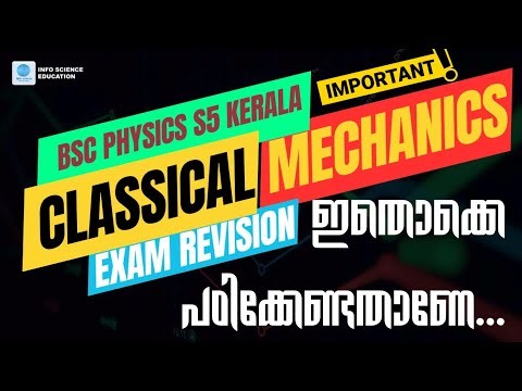 Classical mechanics Revision PT 1 - S5 PHY KU