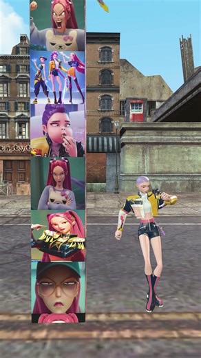 Help Rumi complete the continuous singing challenge to get her hair back. #shorts