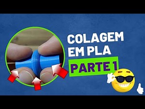 Como unir/colar impressão 3D em PlA Part 1 - Máscara Duende Verde