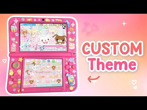 How To Make CUTE Custom 3ds THEMES 🌸