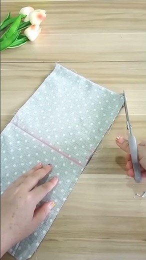 Very easy to make, one-piece fabric, sew a drawstring bag, make a gift|drawstring bag|sewing