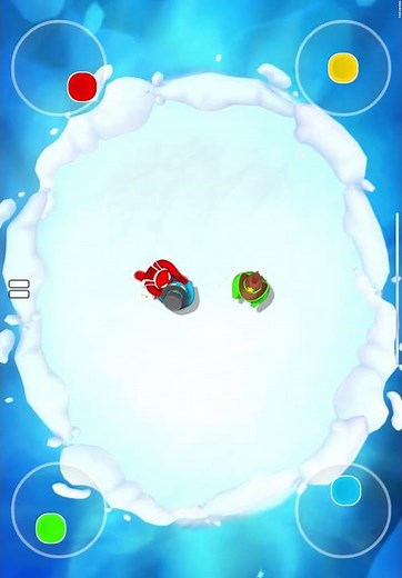 SNOW BRAWL ☃️ |💢 Stickman Party: 1 2 3 4 Player Games 💢| 🧑‍🚒 vs 🕵️ vs 🧑‍🏭 vs 👩‍🎤 | #001