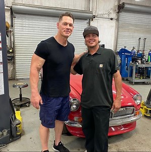 John Cena drops off his '69 MGC at Ekstensive Metal Works! Stream a NEW episode of Texas Metal NOW on MotorTrend ➡️ https://motortrend.app.link/waCoglnZzmb | Texas Metal