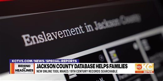Behind the Headlines: Jackson County database helps famlies search enslaved ancestors