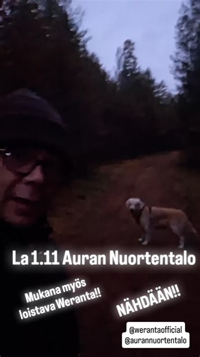 Hoi!! La 1.11 Auran Nuortentalo Meidät löytää sieltä, mukana rapiaa mieltä! Mukana myös loistava Weranta -yhtye! Nähdään Auralla!! #jarkkohonkanen #jarkkohonkanenjataiga #weranta #aurannuortentalo #nähdään @aurannuortentaloofficial @werantaofficial | Jarkko Honkanen