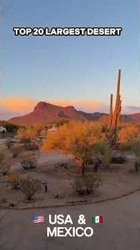 Top 20 largest deserts in the world #fyp #nature #usa #youtube