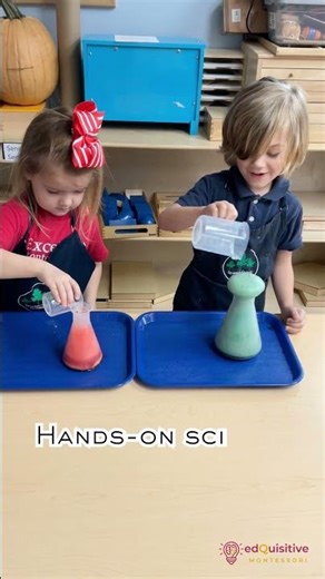 Montessori Kids Doing Real Experiments | Edquisitive Montessori