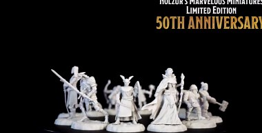 WizKids Dungeons & Dragons Nolzur's Marvelous Miniatures: Dwarves | Unpainted Miniatures | 50th Edition Anniversary