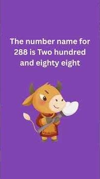 Number Names 3 digit numbers Example 18