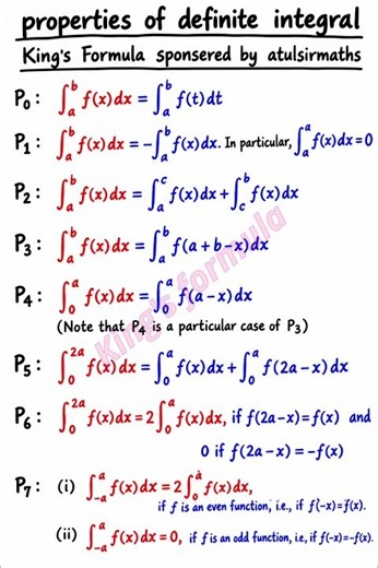 definite integral class 12 one shot | definite integration formula