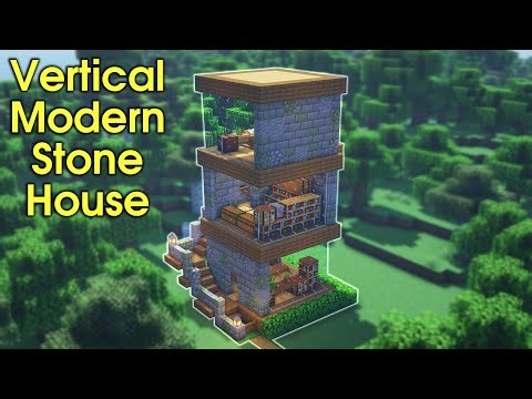 Minecraft | Modern Vertical Rectangle House