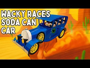 Wacky Races Inspired Soda Can Car: Amazing soda Can Bulletproof Bomb!