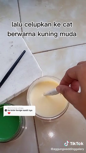 Tutorial Membuat Bunga Kantil Palsu