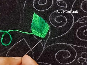 8.4K views · 328 reactions | Hand Embroidery Tutorial,Leaf Embroidery,Fishbone Stitch Leaf Embroidery,Leaves Embroidery Learn More  https://www.youtube.com/channel/UCDR0j3GihQzNCrMIGFalCpQ #handembroiderytutorial #embroideryforbeginners #leafembroidery #leafstitch #fishboneleafstitch #sewing #drawing #embroidery #embroideryart #embroiderylove #embroideryhoop #embroiderydesigns #embroiderywork #embroiderymachine #embroiderydesigns | Rup Handicraft | Facebook