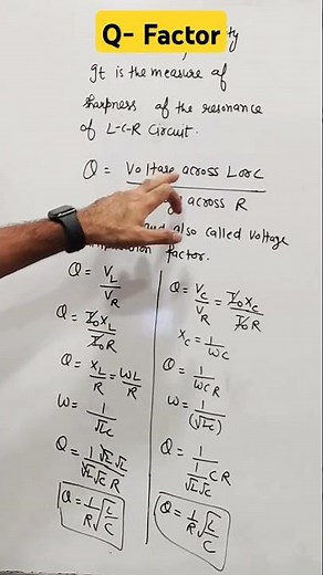 Q-Factor alternating current | class 12 alternating current