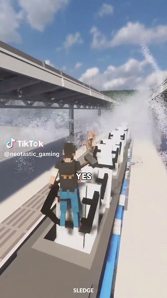 Surviving Tsunami Destruction on a Roller Coaster Ride