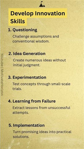 How to Develop Innovation Skills: 5 Habits of Great Innovators