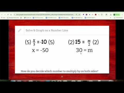 12.3 Multiplication and Division Equations