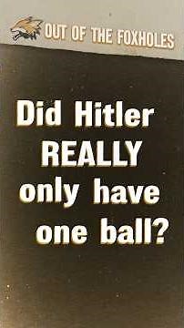 Did Hitler Really Have Only One Ball? #OOTF #shorts