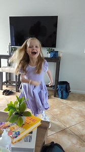 We just got back from brunch and now we're waiting for Ana's dance class to begin! She's wearing a COOL new leo. :) | Team AMC Ana