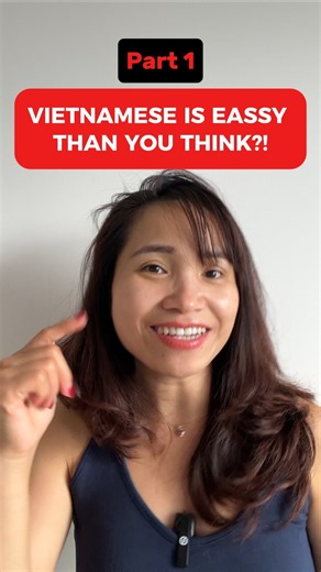 Vietnamese is easier than you think! #vietnamese #learnvietnamese #phorealvietnamese