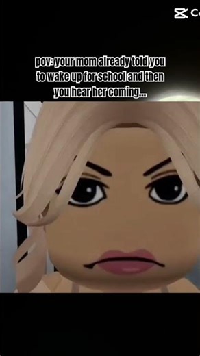 POV: ur mom told you to wake up for school😭✌️