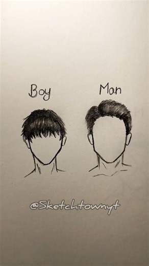 Sketchtownyt on Instagram: "Hair tutorial ✨ #howtodraw #hair #drawing #sketch #head"