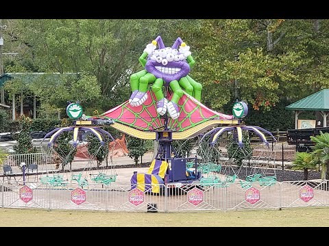 Big Round Wheel life on the road Episode 4, Setting up the Spider-Mania Ride!